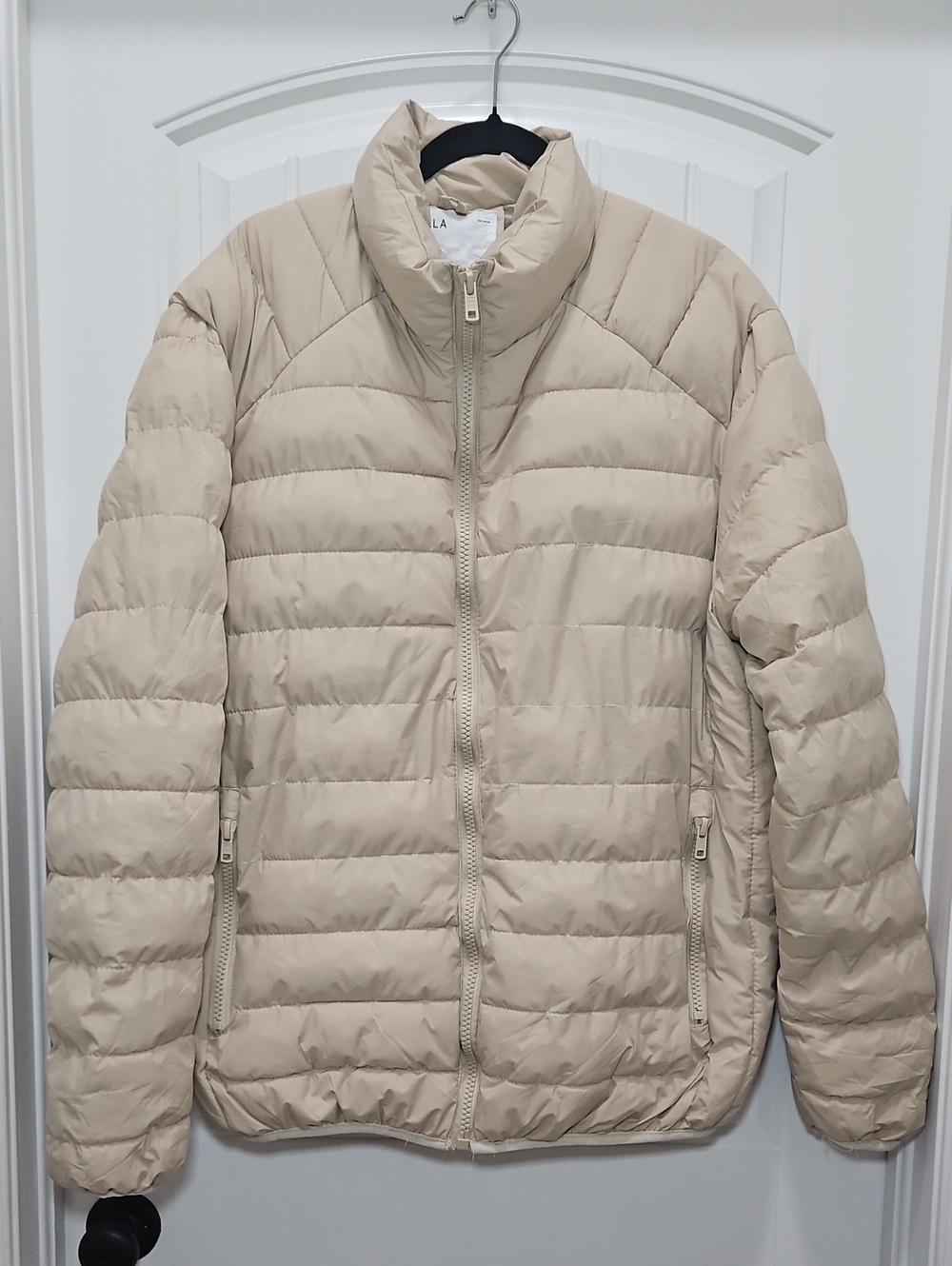Five Four LA Quilted Puffer Jacket Neutral Beige XL New Unisex Outdoor